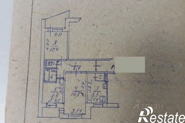 3-комн квартира улица Лермонтова, 16,  д. 16