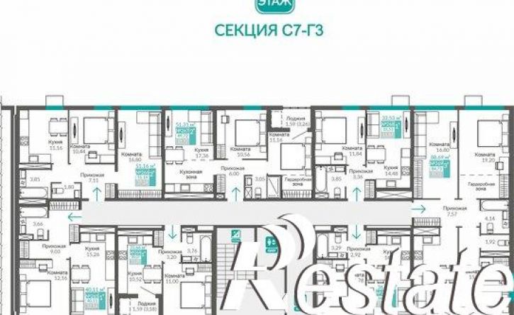 1-комн квартира в новом доме улица Никанорова, 38,  д. 38