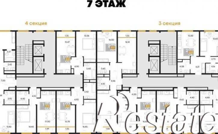 2-комн квартира в новом доме Севастопольская улица, 39,  д. 39