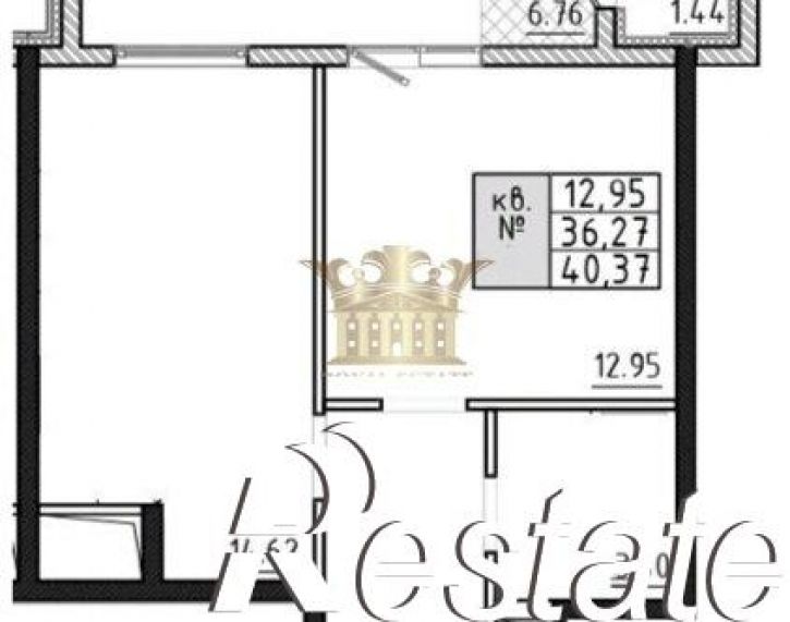 1-комн квартира улица Грибоедова, 7В,  д. 7В